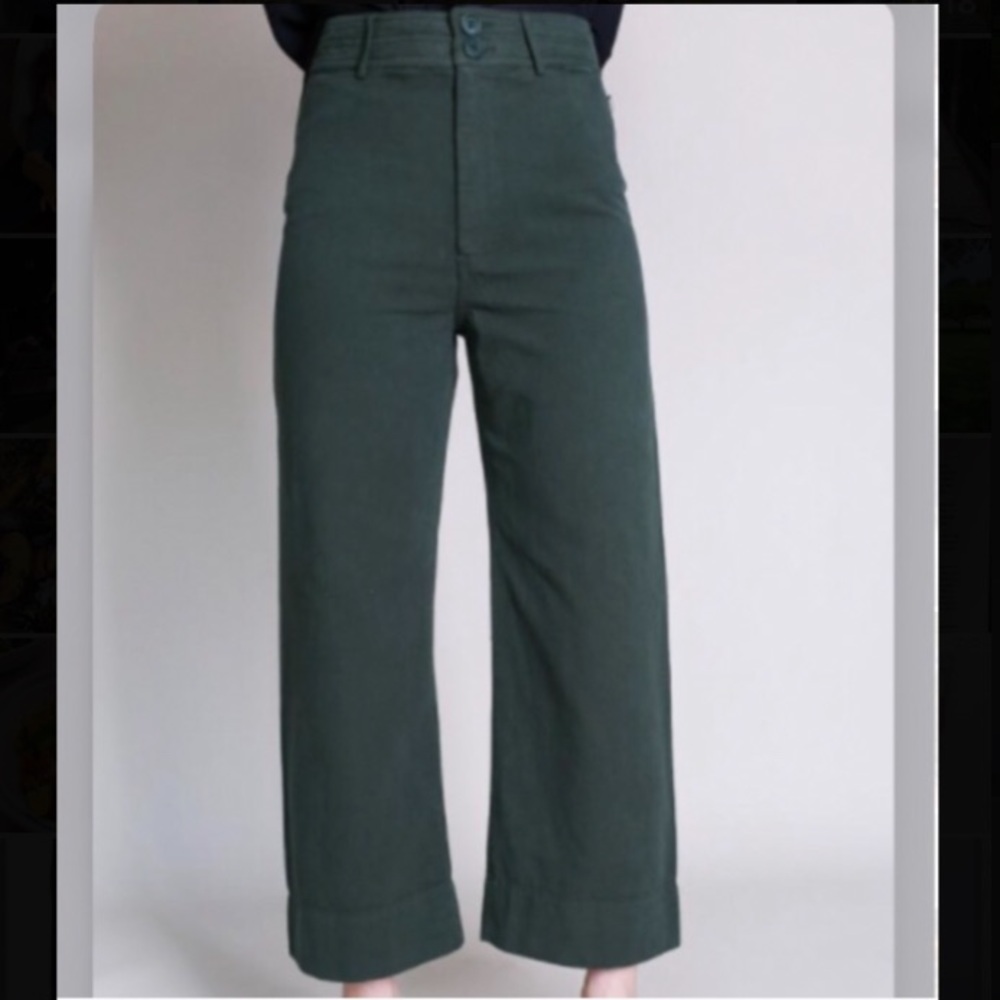 Apiece Apart Green Merida Pants - Size 2
